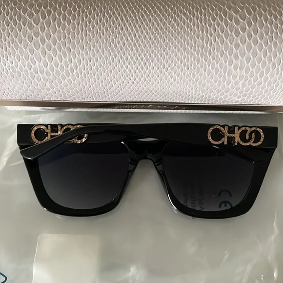 New, authentic jimmy choo women's Rikki/G/S 55mm sunglasses - Picture 8 of 14